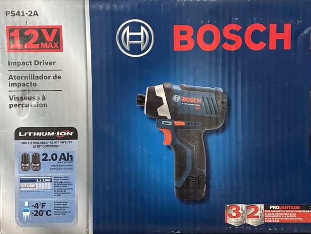 Bosch PS41-2A 12V Max Impact Driver Kit