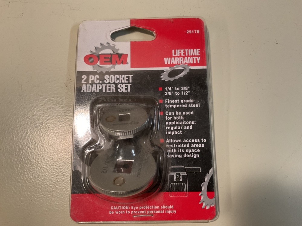 Juego 2 Pc. Socket Adapter Set