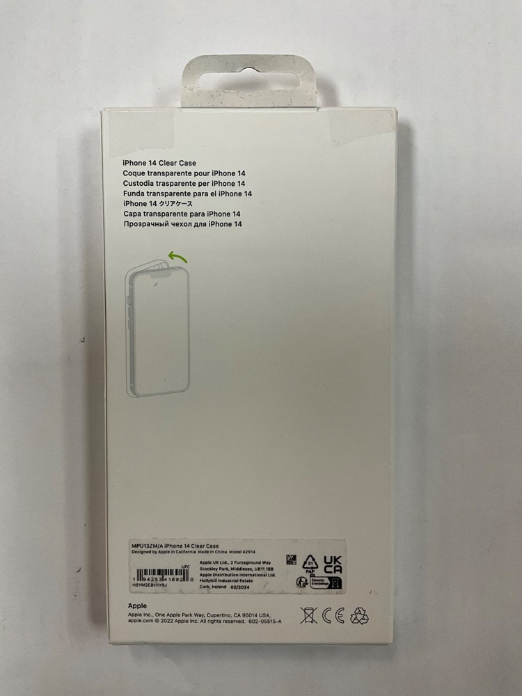 Apple oem Clear Case with MagSafe for iPhone 14 - Clear