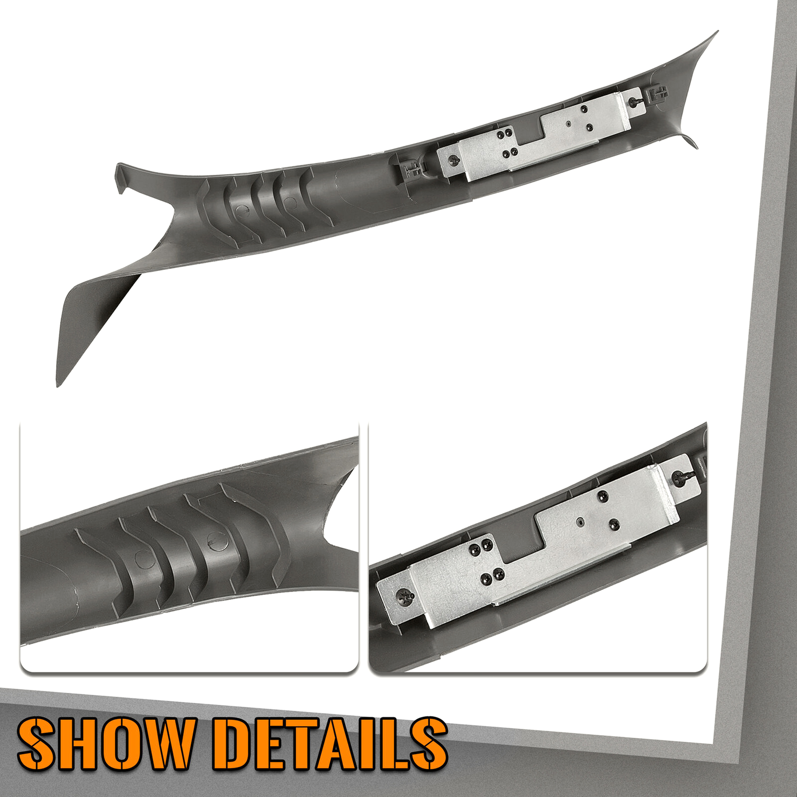 Front A Pillar Trim Handle Fit For Ford F150 F-150 2004-2008 Gray Passenger Side