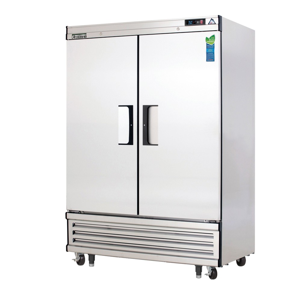 Everest EBR2 54" Two Solid Door Reach-In Refrigerator, Bottom Mount, 50.0 cu....