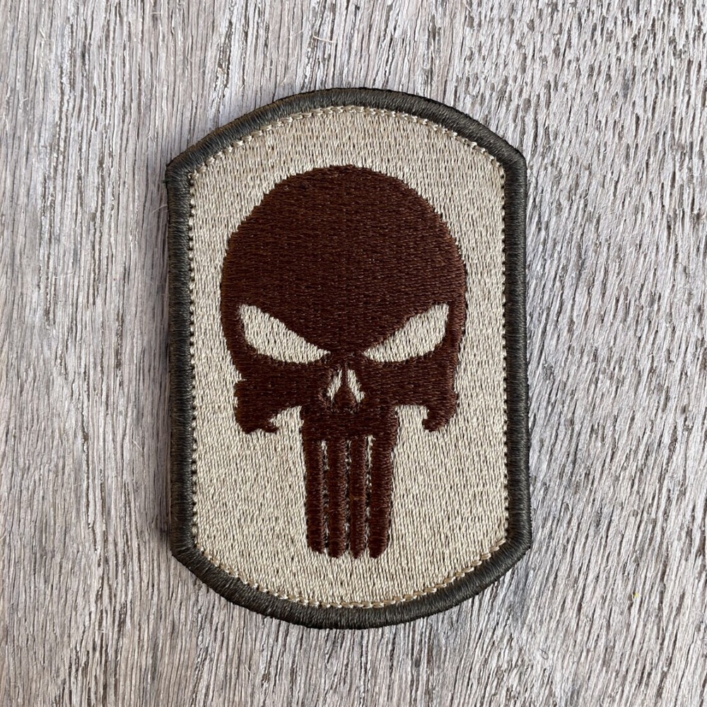 Punisher Morale Patch-Tactical Patch 3X2 Hook and Loop Made in USA