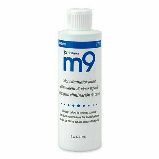 Hollister M9 7717 Odor Eliminator Deodorant Drops 8oz Ostomy Colostomy Supplies