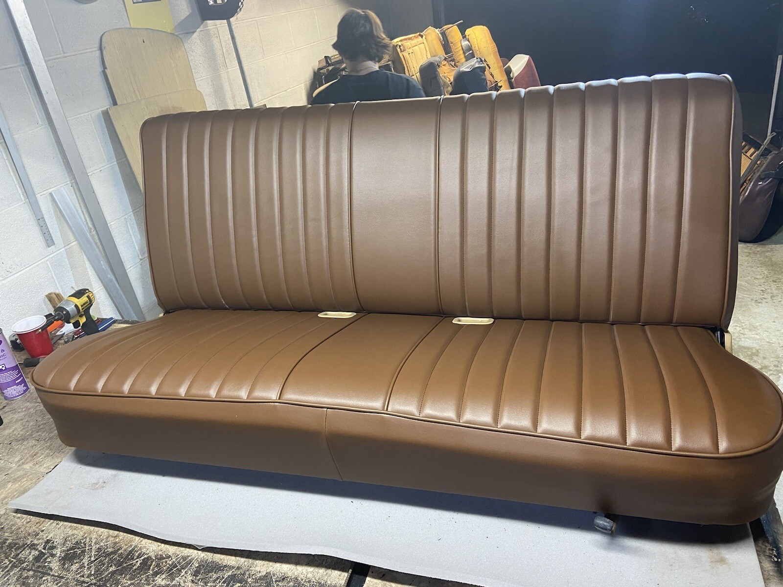 1973-1987 c10 seat cover “Black, Burgundy, Blue, Tan, Red”