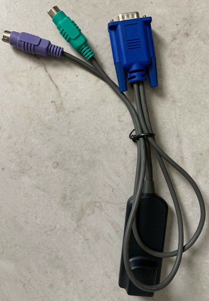 Avocent 520-255-508 DSRIQ-PS2 PS/2 VGA KVM Interface Cable Module