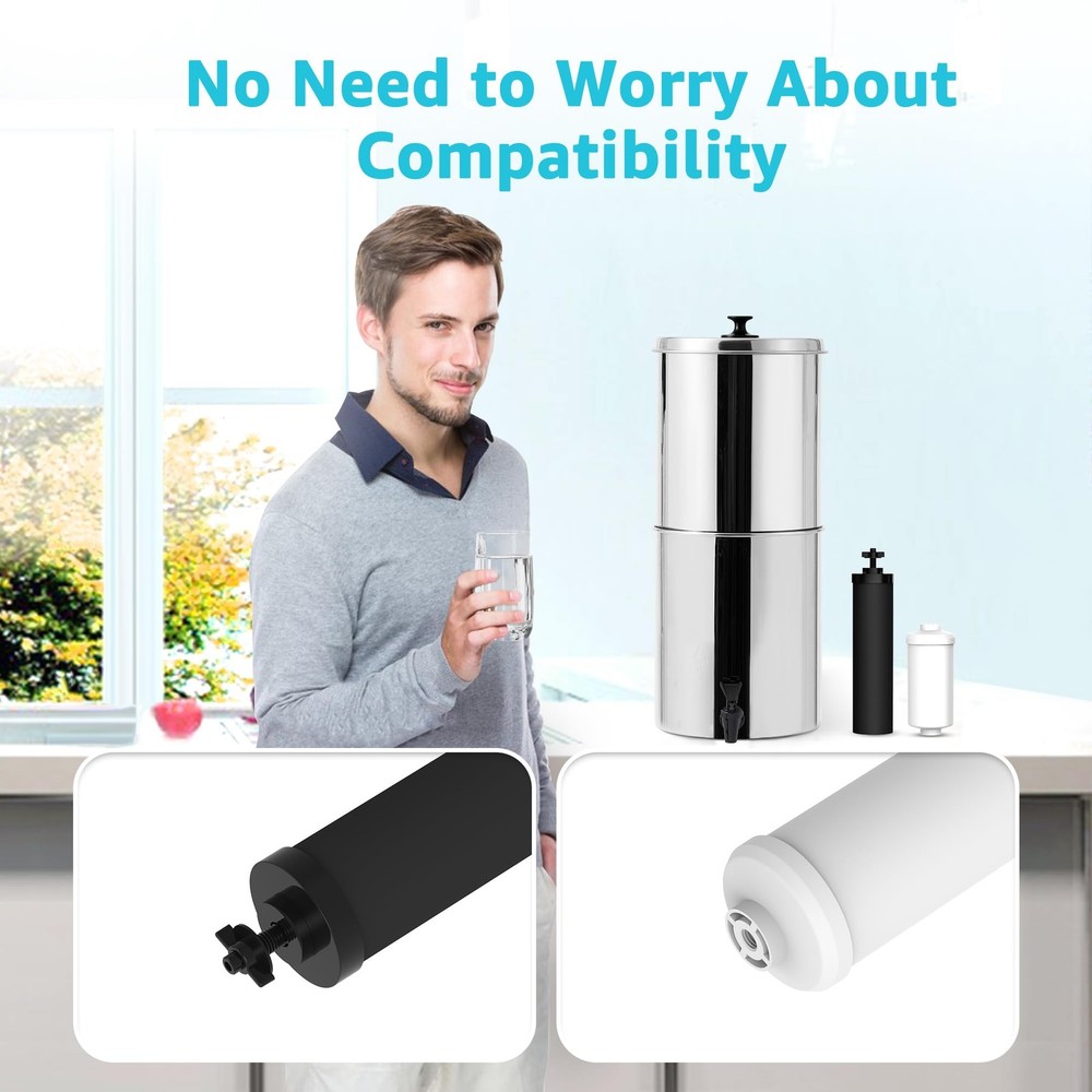 Aqua Crest Berkey BB9-2 PF-2 Water Filter Replacement