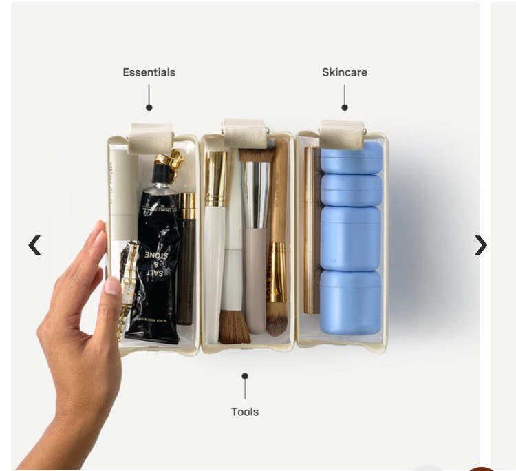 Cadence Small Magnetic Parcel - Pebble Trim and TPU- Used Once