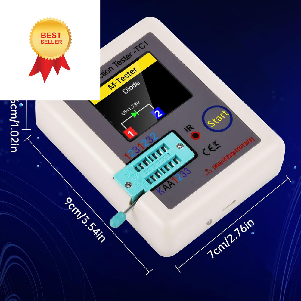 Transistor Tester FORIOT LCR Meter LCR-TC1 Multi-Function Compact