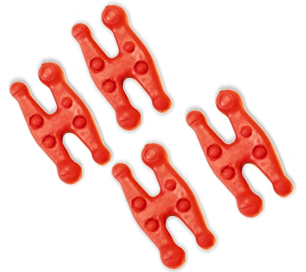 PSE Red Rubber String Chubs String Vibration Dampening 4-Pack #01067RD