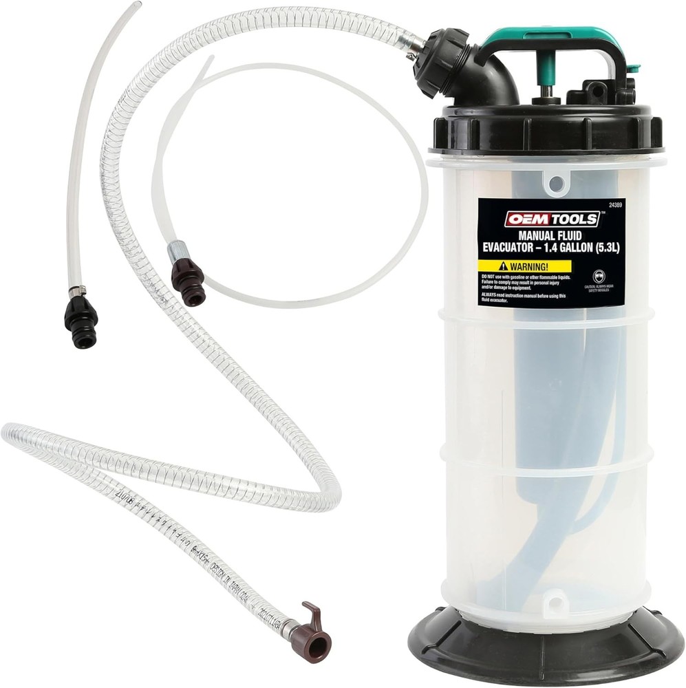 Fluid Extractor Pump for Oil, Coolant, Transmission