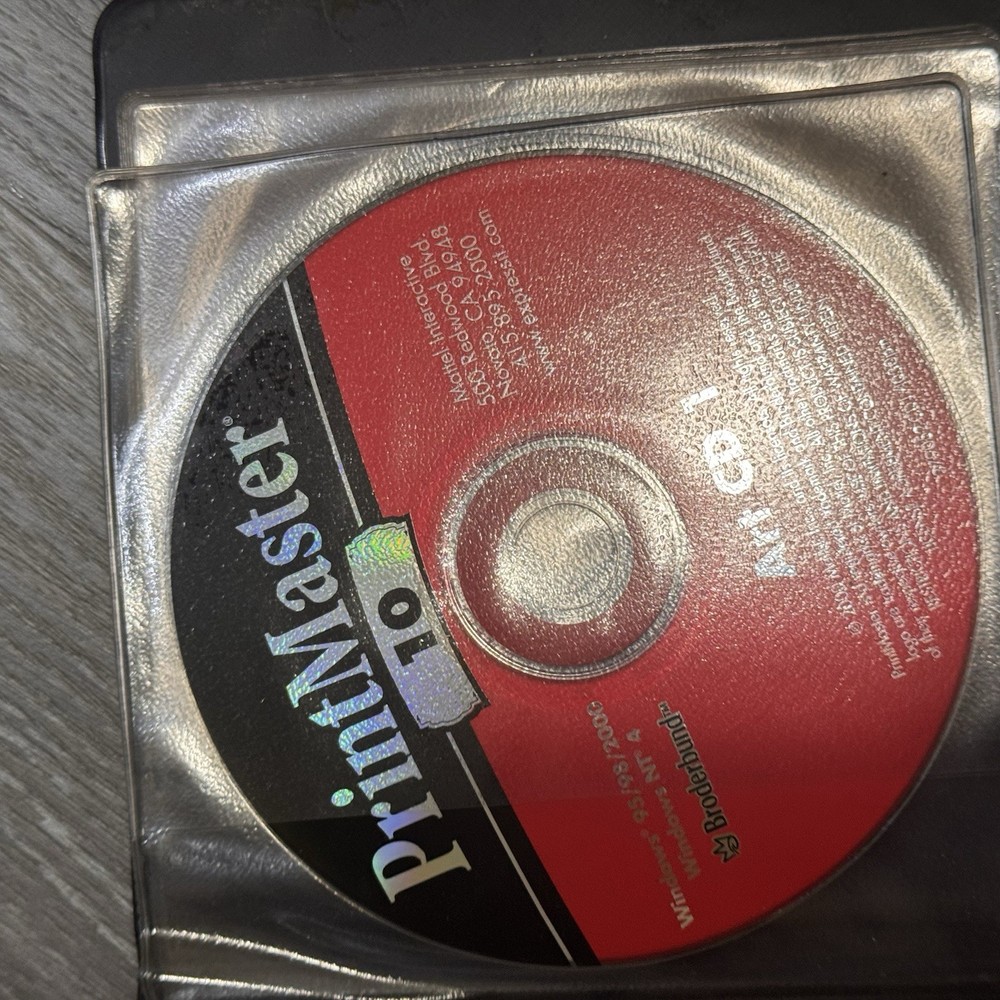 PrintMaster Gold 10 & PrintMaster 7 Deluxe Broderbund Software