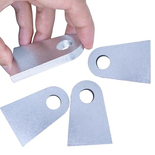 Weld on Tabs, Steel Shock Mount Weld Tab, Universal Weld on Tabs Flat Bottom