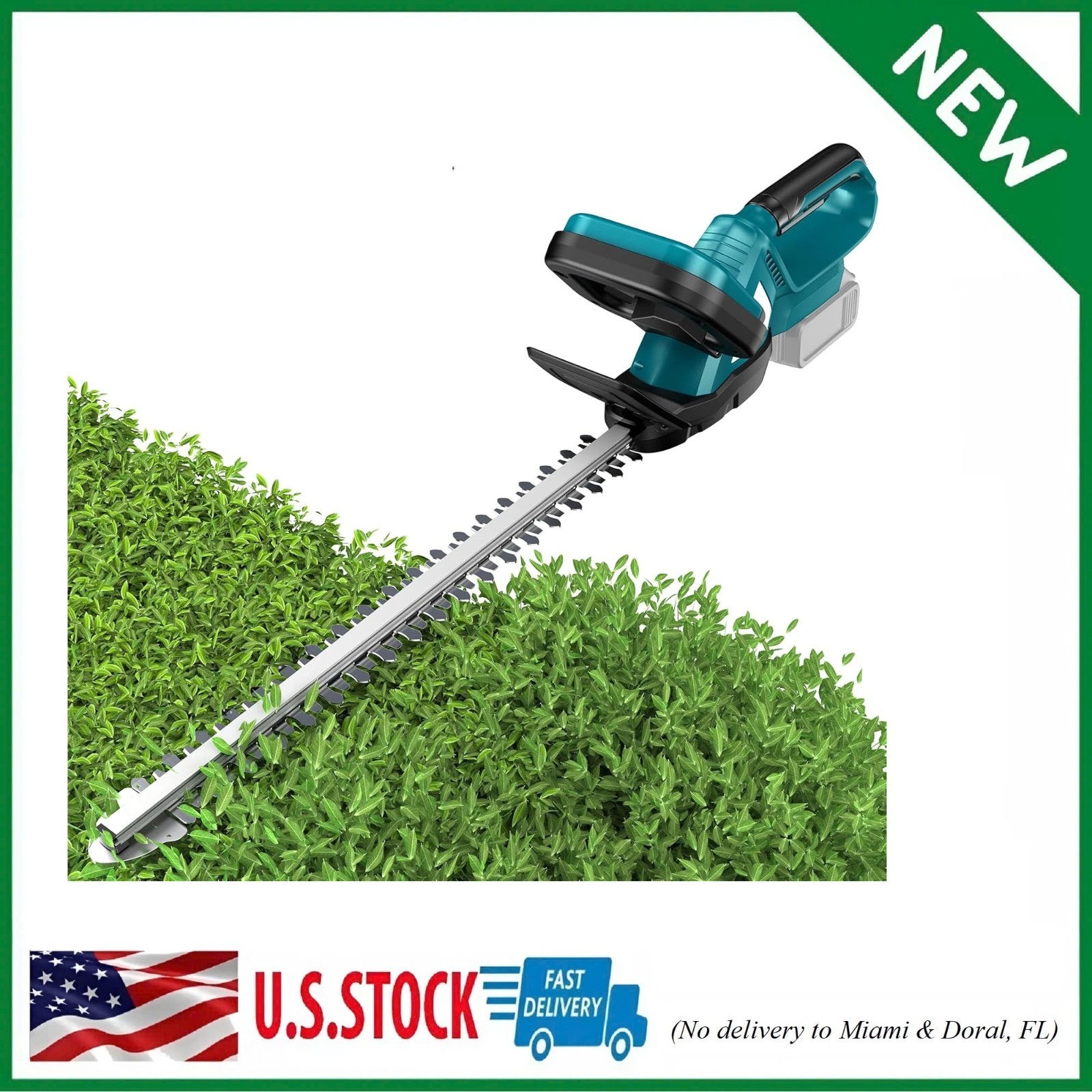 Cordless Hedge Trimmer for 18V Makita Battery, Electric Bush Trimmer 22 Inche...