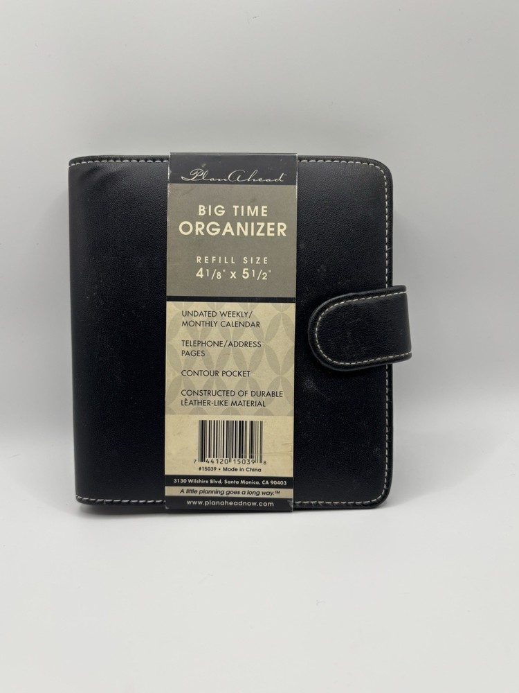 Big Time Organizer Planner Plan Ahead