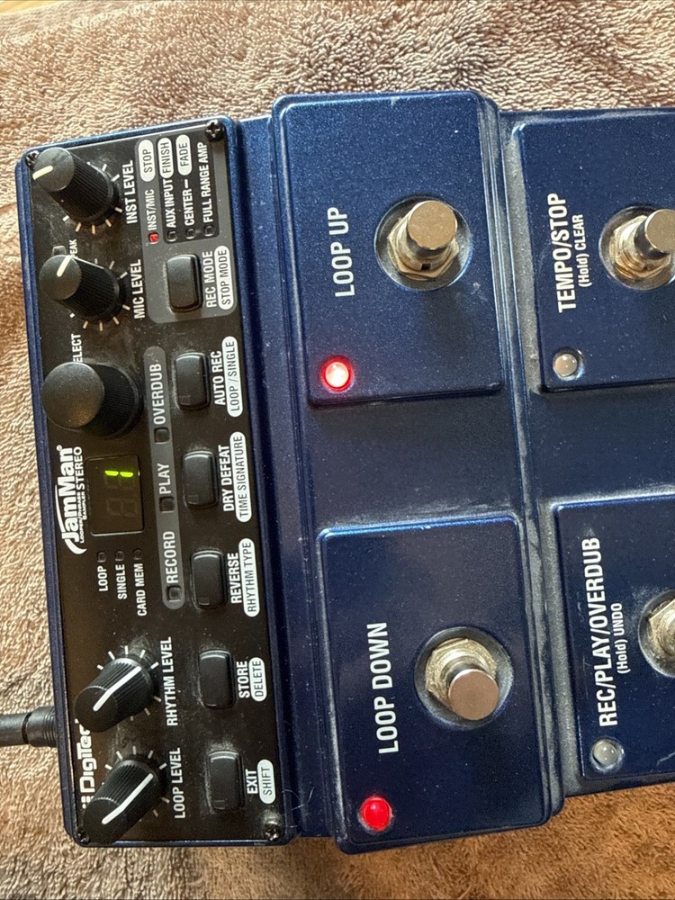 Digitech JamMan Stereo Looper Phrase Sampler JML2