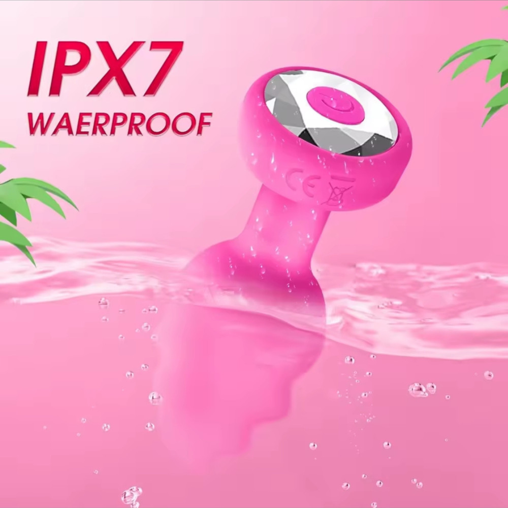 Remote Control Vibrating Butt Plug, Silicone Anal Plug Rechargeable Waterproof