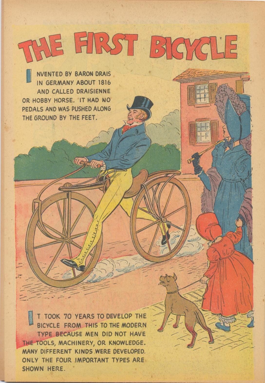 Schwinn Bicycle Book (1949) 108.92mph Informative Comic Style 28pgs CD