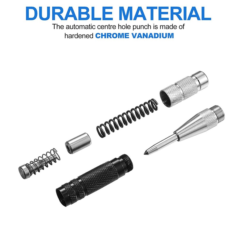 Automatic Center Punch Strikes Surface Hammer Spring Loaded Window Breaker