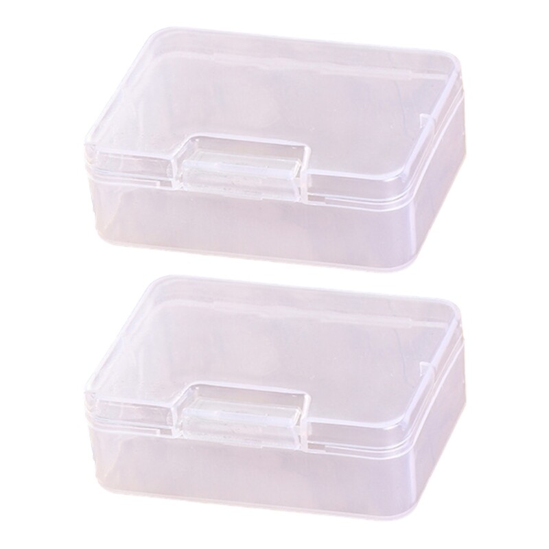 Delicate Clear Plastic Containers Holder Box For Sorting Small Household Items