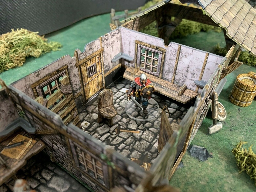 PRESALE Fantasy Terrain Blacksmith's Forge - D&D Warhammer Battle Systems THG