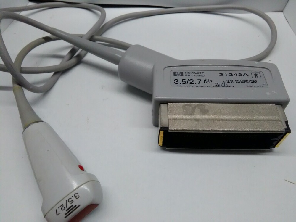 HP Hewlett-Packard Ref 21243A Ultrasound Probe 3.5/2.7 (E3)