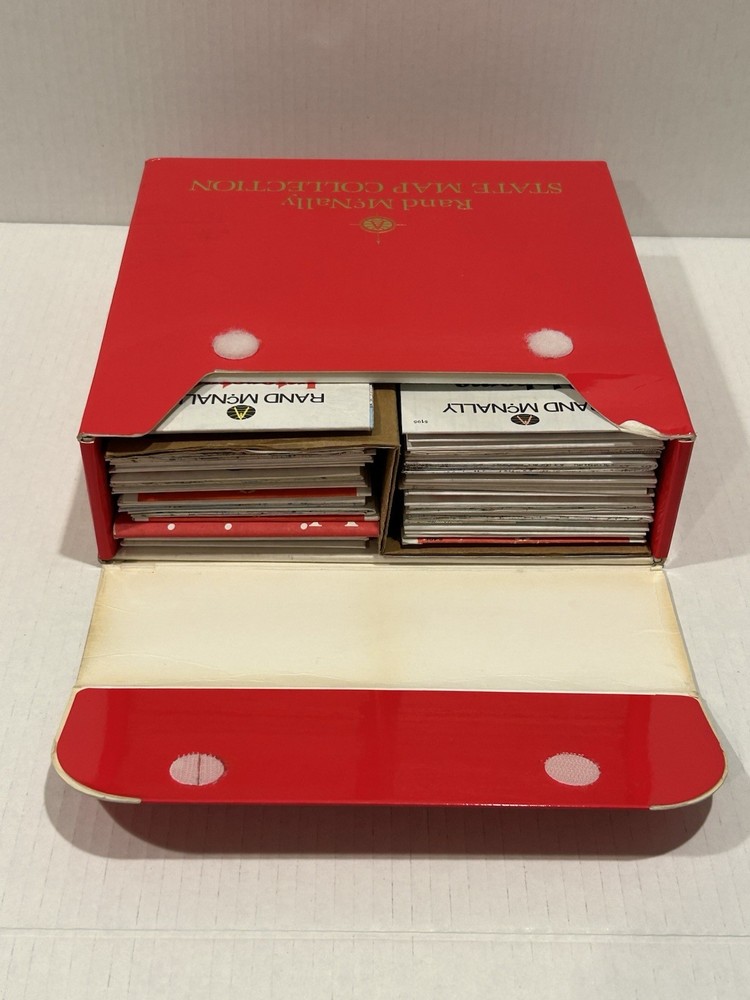 Vintage Rand McNally State Map Collection Road Highway Maps 42pcs