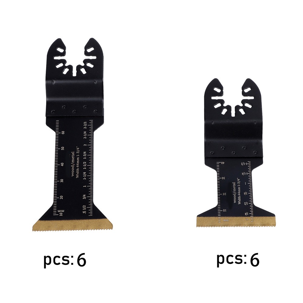 LABLT 2 Type Plated Oscillating Tool Saw Blade 12Pack Professional Blades