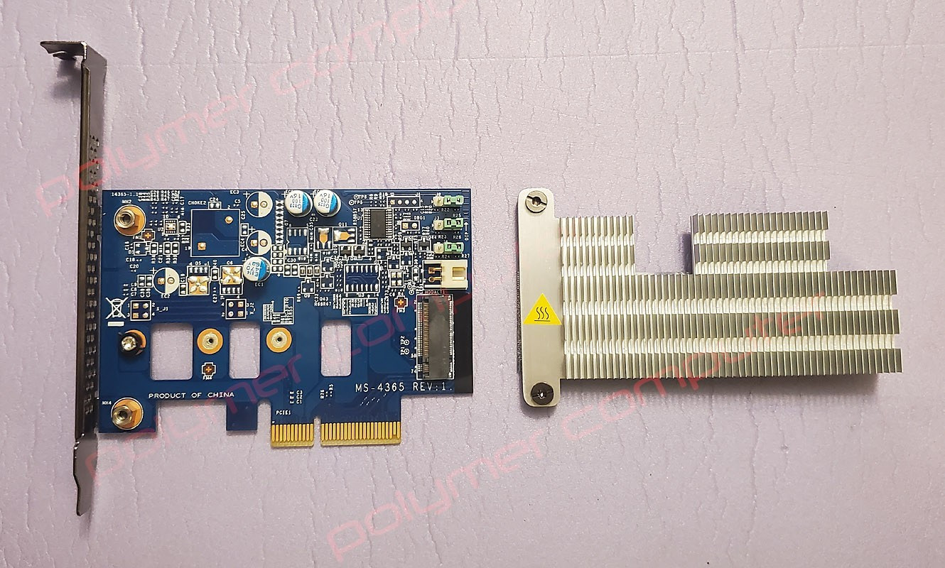 New HP Z Turbo Drive G2 M.2 NVMe pcie Adapter Board 742006-005 Heatsink READ --