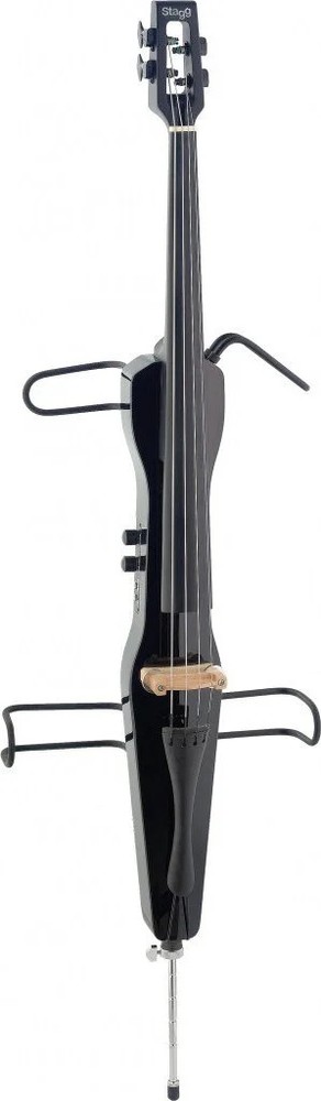 4/4 electric cello with gigbag, black