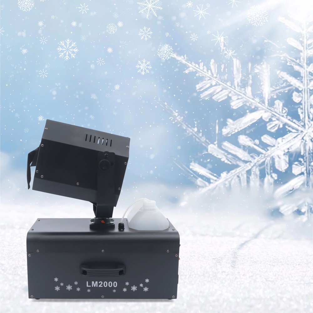 Stage Effect Snowflake Machine Snow Spraying Snow Maker Blowing Machine 2000W