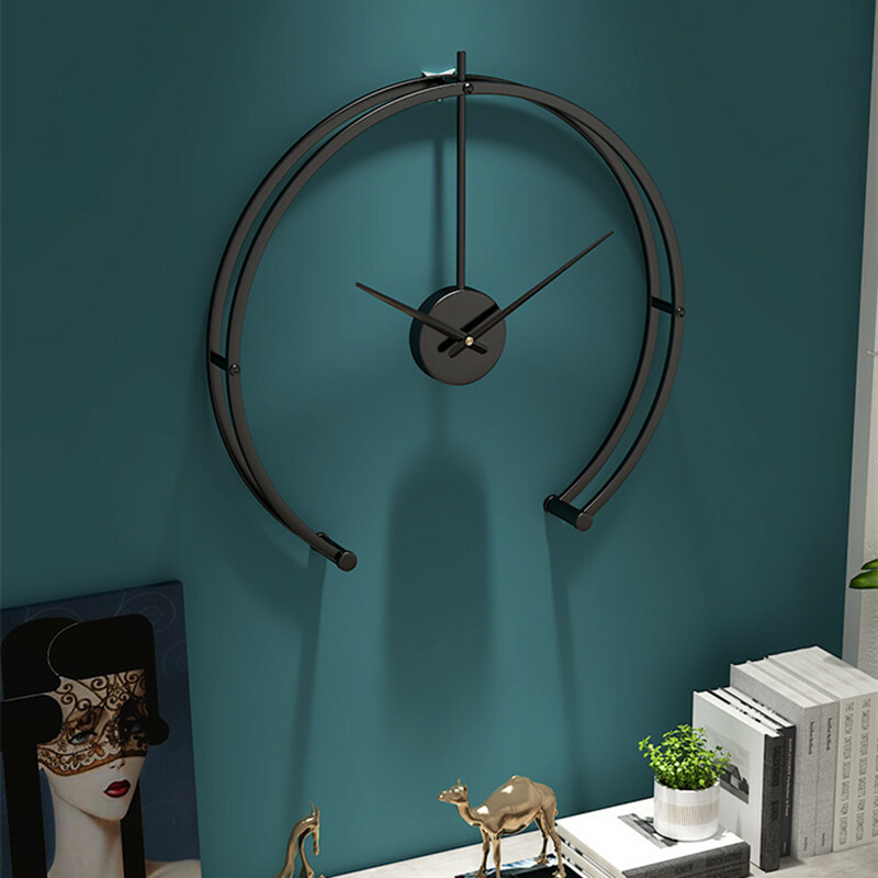 Kitchen Black Wall Clock Room Deco Wall Clock Silent Large Clock Home Wall Clock