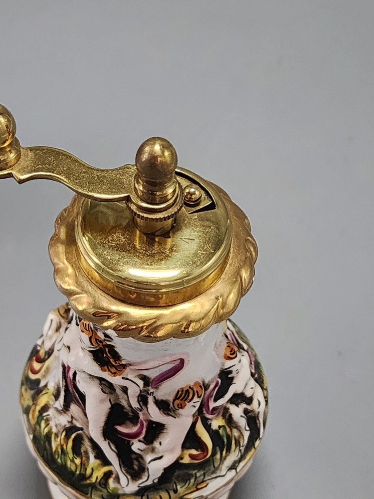 Vintage Capodimonte Salt & Pepper Cellars