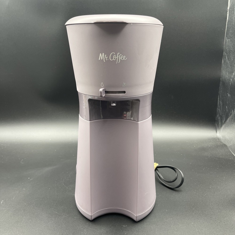 Mr Coffee Iced Coffee Maker Lavender Single Serve Reusable Filter 1031
