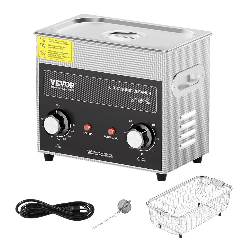 Professional 3L Sonic Cleaner with Heated Function - Ideal for Delicate Items