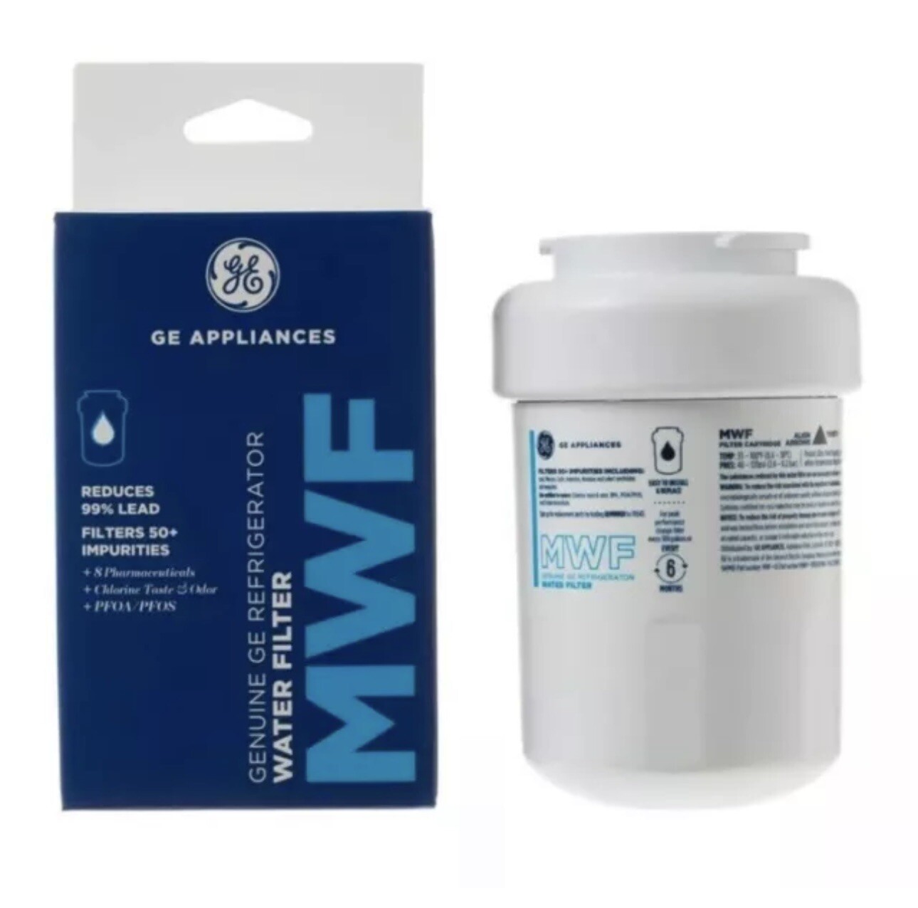 Genuine GE Appliances MWF Replacement Refrigerator Water Filter Sealed