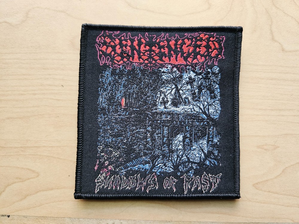 SENTENCED, SHADOWS OF PAST, SEW ON BLACK BORDER WOVEN PATCH