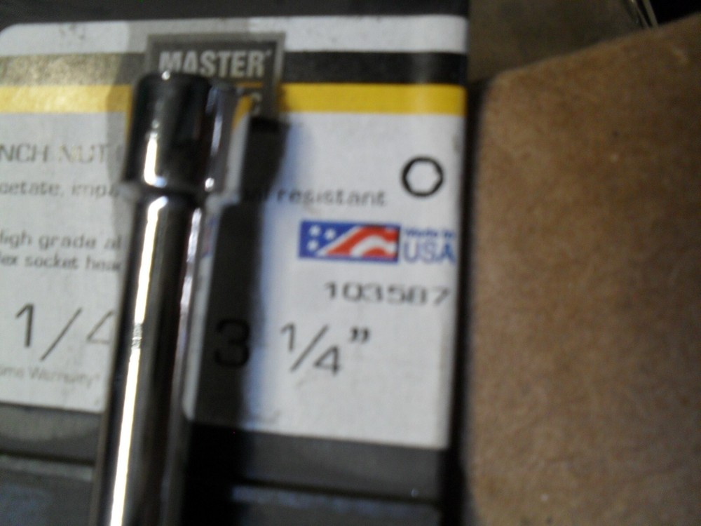 Master Mechanic 1/4" x 3" Nut Driver Tool x7