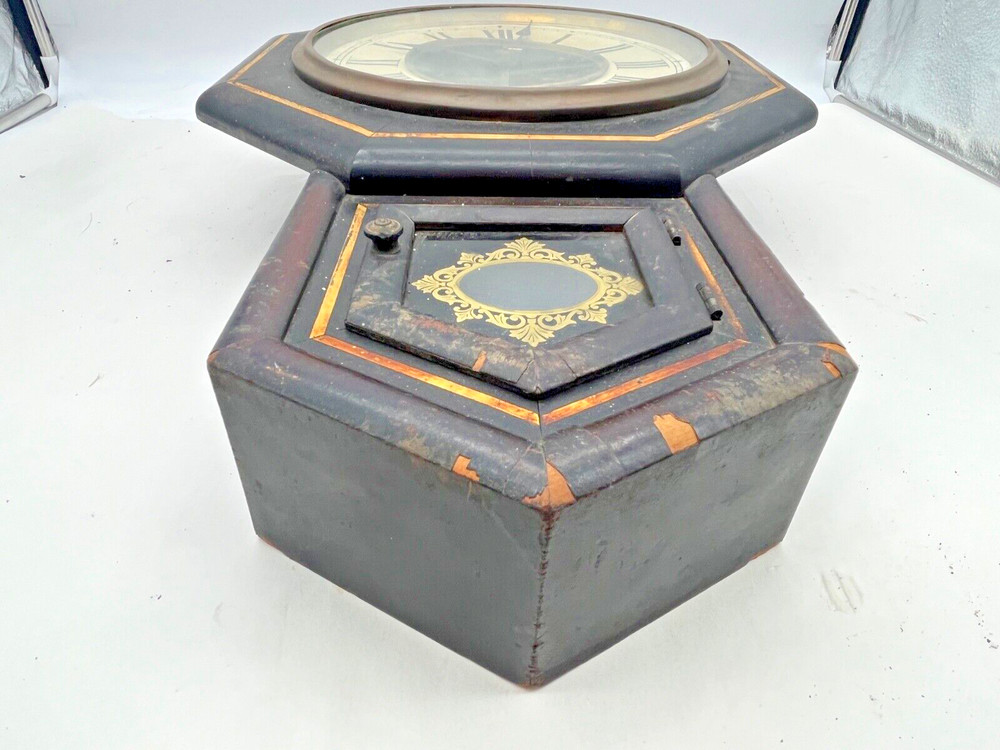 Antique Ansonia Project Wall Clock (0234)