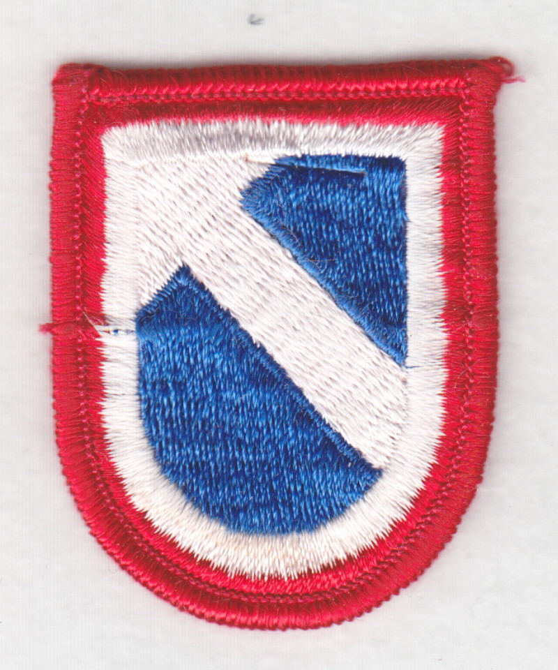 Army Beret Patch:  I Corps Support Command - merrowed edge