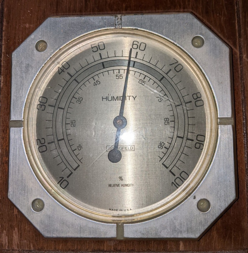 Springfield Weather Instruments Wall Thermometer Barometer Humidity