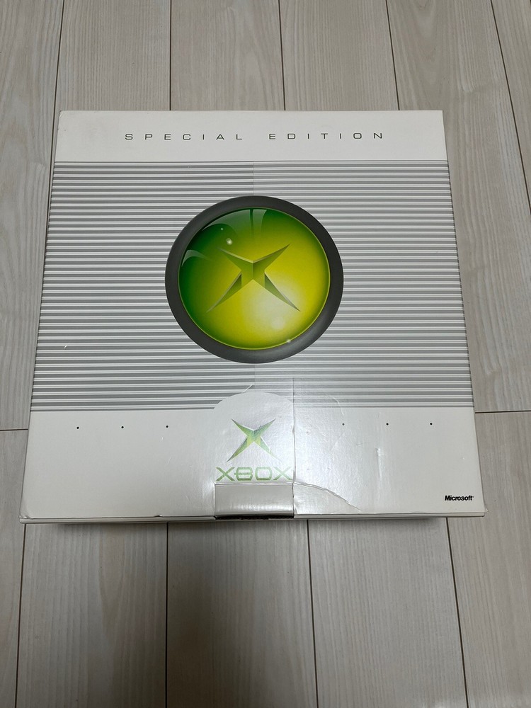 【JUNK】Microsoft Xbox Special Edition Clear Skeleton Limited Black Console