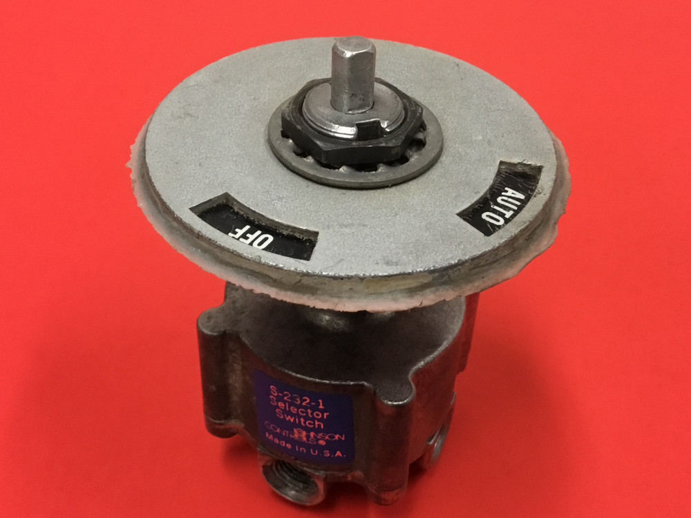 Controls Johnson - P/N: S-232-1 - Selector Switch
