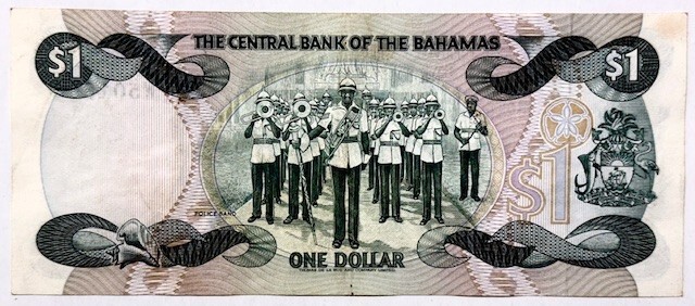 BAHAMAS - Elizabeth II - One Dollar 1984 - Pick-43b - Smith - Crisp Uncirculated