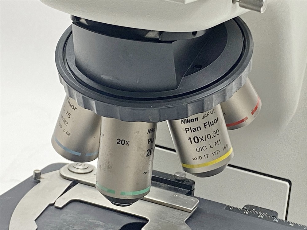 Nikon Eclipse 50i Microscope w/ Y-THS Dual Head Viewing + 4*Objective + Camera