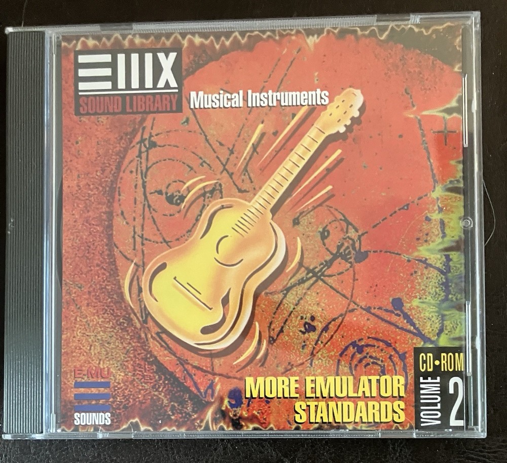 E-MU Systems Volume 2 More Emulator Standards Sound Library  Sample CD-ROM