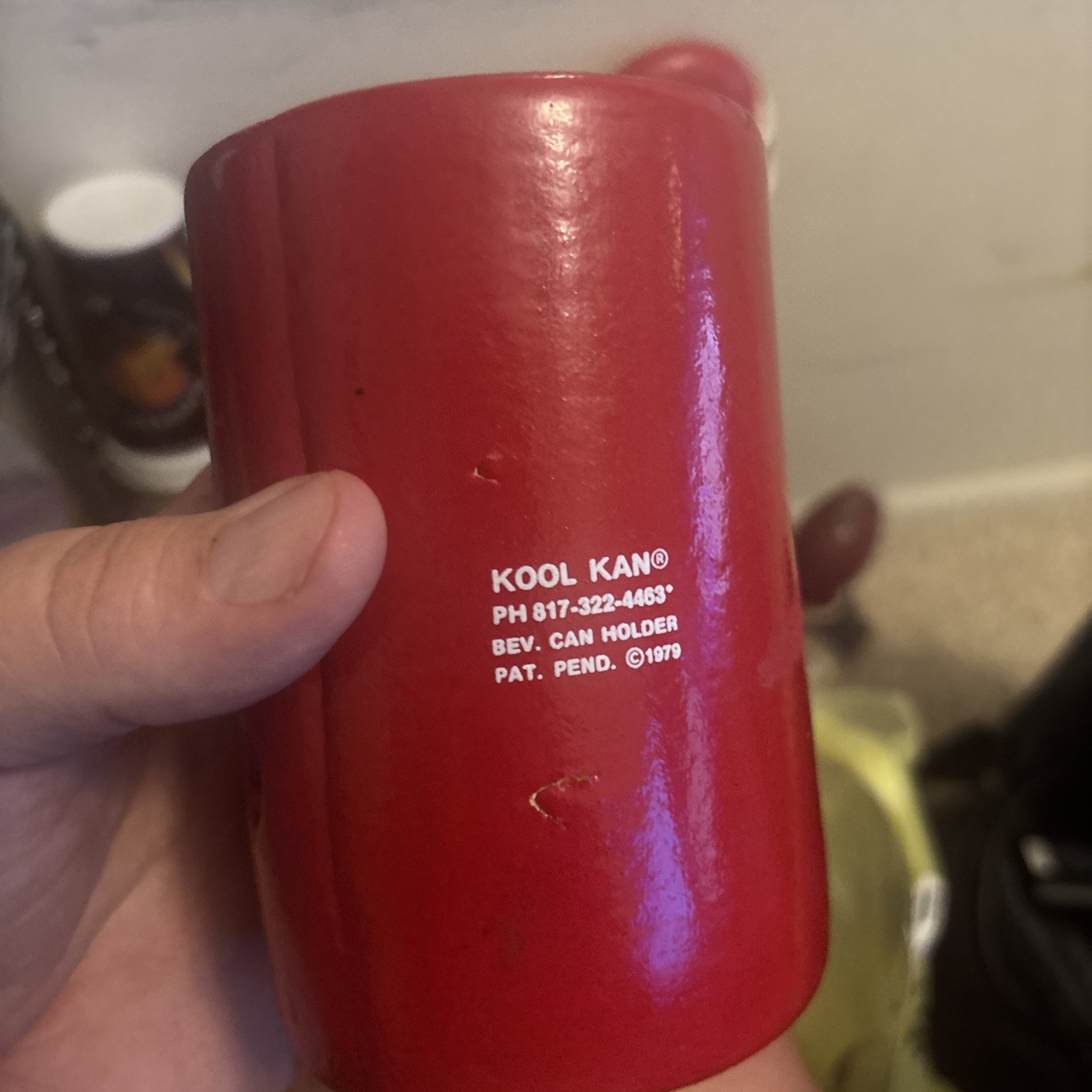 Vintage Budweiser Sealed Red Foam Kool Kan 1979 “This Buds For You!” EUC