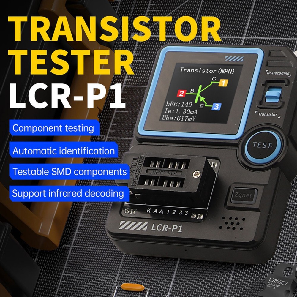 LCRP1 Transistor Tester Quick Component Identification Saves Time and Effort