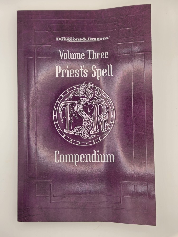 Priest's Spell Compendium, Volume Three 3 (Advanced Dungeons & Dragons) TSR NM