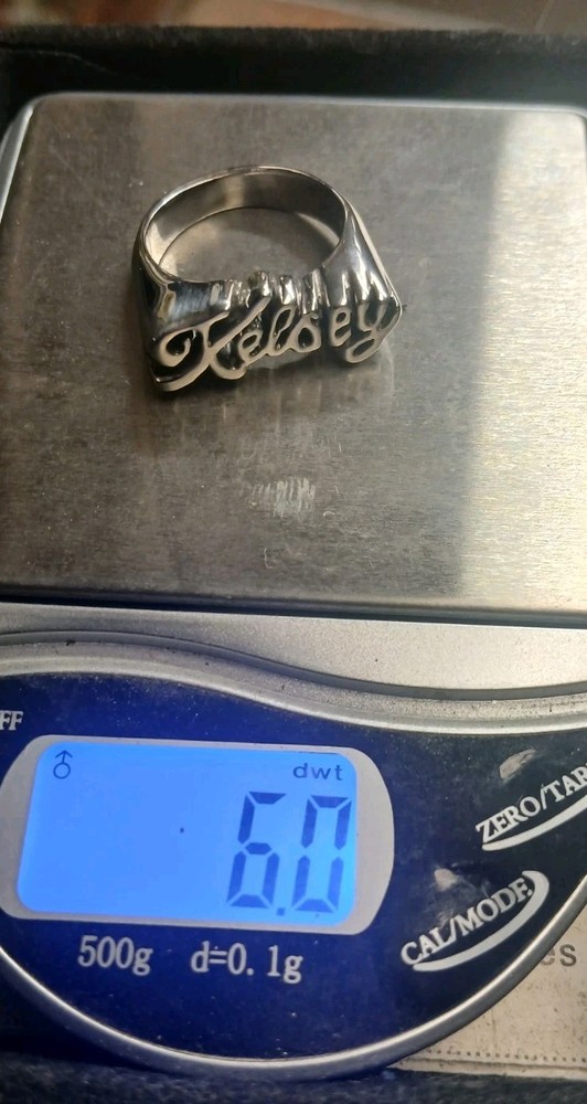 Kelsey Handmade Silver Ring Size 8