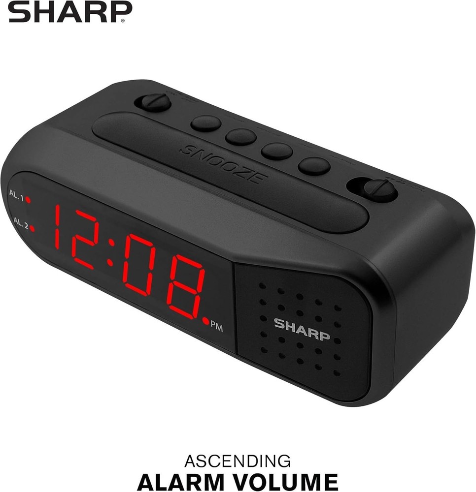 Customizable Alarm Clock with Battery Backup – Ideal for Weekday & Weekend Use